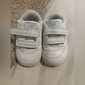 Reebok Classic Leather Baby Shoes — White (Size 3)